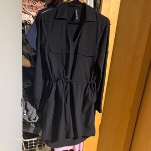 Athleta Black Long Sleeve Dress